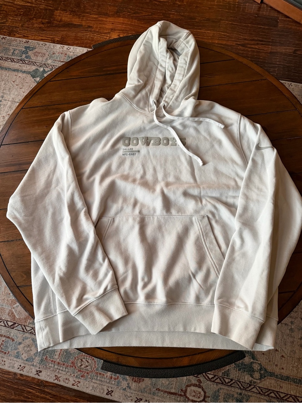 Nike cowboys White hoodie Sweatshirt with NFL Tag